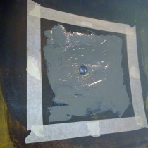 Naprawa wykładziny z użyciem materiału Belzona 4301 (Magma CR1 Hi-Build)