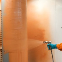 Aplikacja produktu Belzona 5871 przy użyciu wieloczęściowego wyposażenia natryskowego