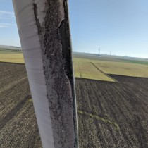 Naprawa oraz wzmocnienie krawędzi natarcia łopat turbin wiatrowych