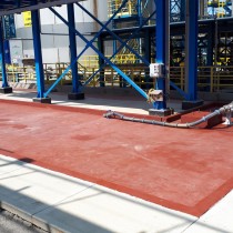 Zabezpieczenie tacy stokażu kwasu azotowego Belzona 4181
